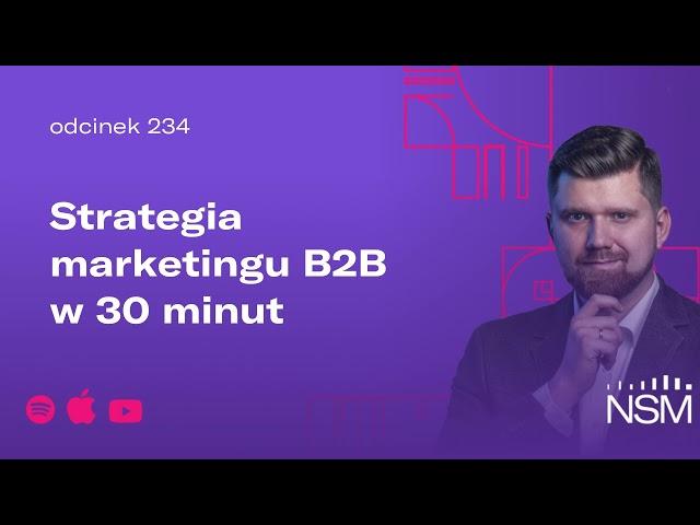 Strategia marketingu B2B w 30 minut (NSM 234)