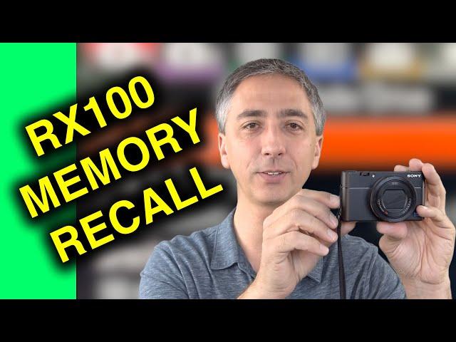 How to use Memory Recall on the Sony RX100 V VA VI VII / A6400 / A6600