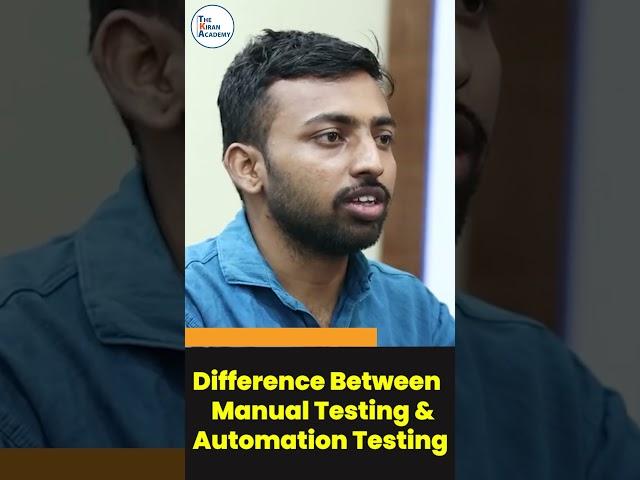 Software Testing | Manual VS Automation Testing | #shorts #testing