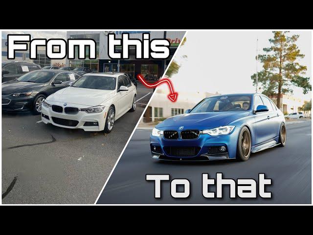 Building an F30 in 10 Minutes (BIG TURBO 340I)