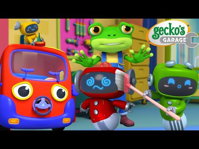 Baby Truck Sleepover Chaos! | Gecko's Garage | Trucks For Children | Cartoons For Kids