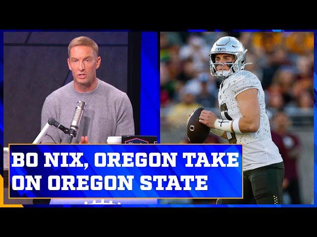 Oregon State and DJ Uiagalelei  travel to Eugene to take on Oregon | Joel Klatt Show