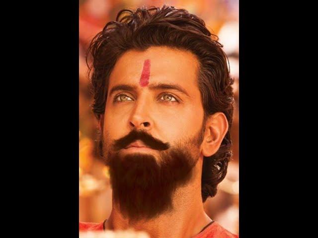 We Created Hrithik Roshan 's New Look || Beard Art ||#shorts #hrithikroshan #bollywood #ashortaday