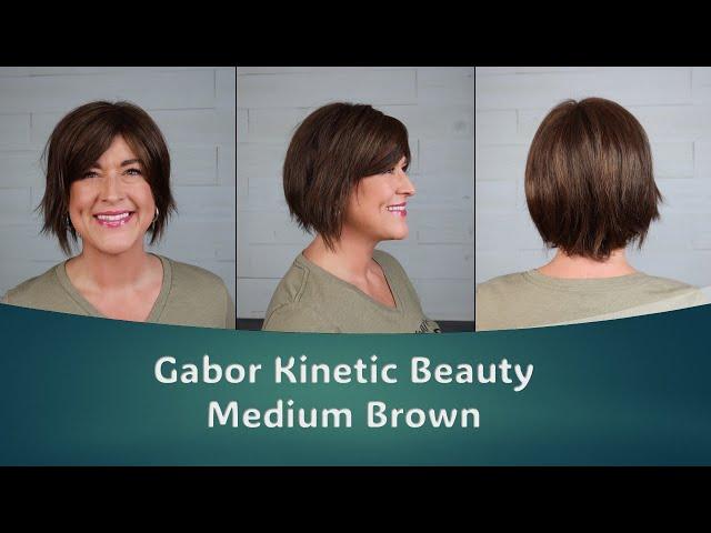 Gabor Kinetic Beauty in Medium Brown | A short basic cap SHAG wig under $90 - is it too unique?