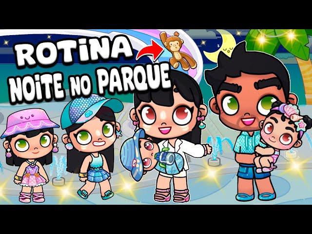 ROTINA DA NOITE NO PARQUE AQUÁTICO | AVATAR WORLD ROTINAS E HISTÓRIAS