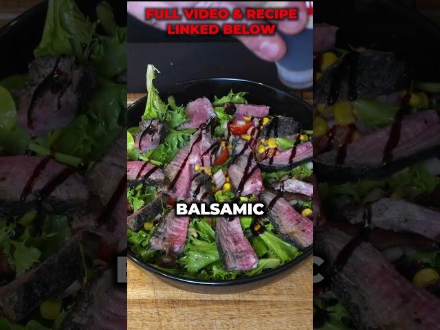 TRI-TIP Salad #shorts #cooking #foodie #steak #tritip #salad #easyrecipe #leftovers #weeknightmeals