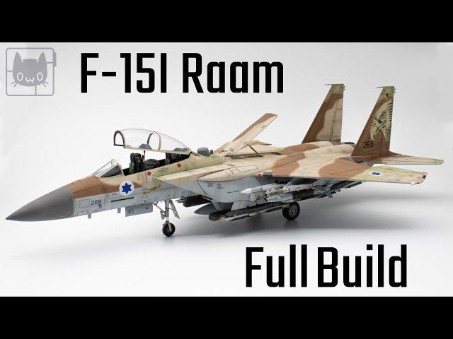 Thunder over desert! Full build of F-15I Raam. GWH 1:48 scale