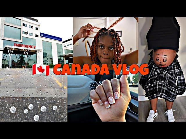 GETTING READY FOR GIVING BIRTH | MISDIAGNOSIS? | BABY MOMMA DANCE | HAILSTORM IN SUMMER IN CANADA 