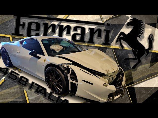 Ferrari 458 Italia. Body rebuilding. Ремонт кузова.