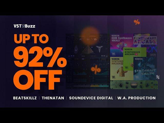 VSTBuzz Deals #12/2023 - Up to 92% off Beatskillz, Thenatan, Soundevice Digital & W.A. Production