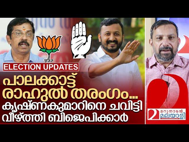 പാലക്കാട്ട് രാഹുൽ തരംഗം..അഹങ്കാരത്തിന് മറുപടിയുമായി ബിജെപിക്കാർ I Palakkad by election result