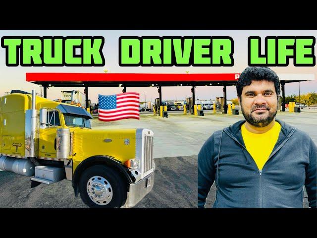 Truck driver life in usa|punjabi truck driver|hindi urdu vlogs|travel truck journey