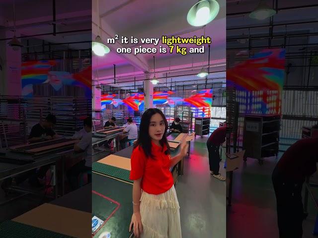 Install led transparent screen on the glass or wall #led #leddisplay #transparentscreen #ledfactory