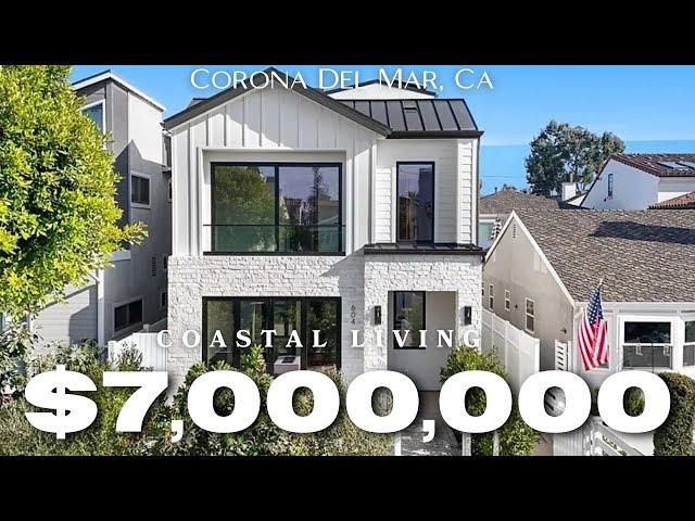 $7,000,000 Corona Del Mar Home tour | 604 Narcissus Ave Corona Del Mar, CA