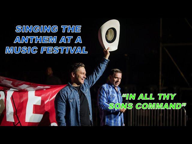 Pierre Poilievre Sings "O Canada" at the Calgary Stampede