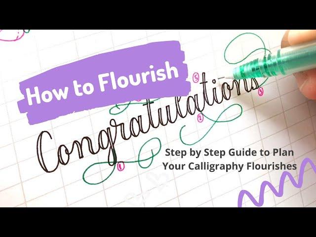 How to Add Flourishes to Lettering | Flourishing Your Calligraphy