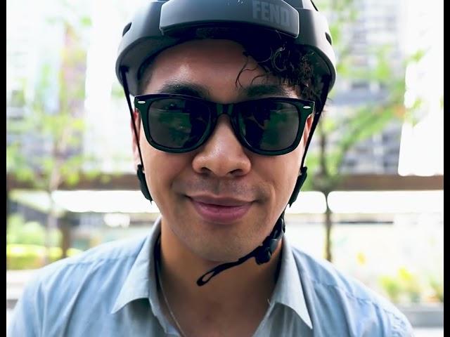 Perfect Helmet For Bike Share | Testing Out The FEND One Folding Helmet