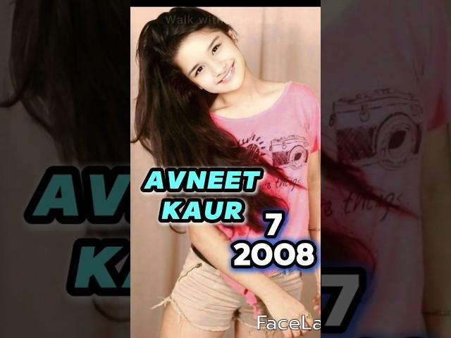 AVNEET KAUR Age transformation (2001-2025) #Avneetkaur life evolution #avneetkaurinstagramreels