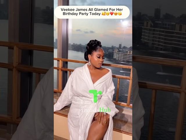 Veekee James all Glamed for her birthday party #naijagist #trendshub #fashiondesigner #fyp