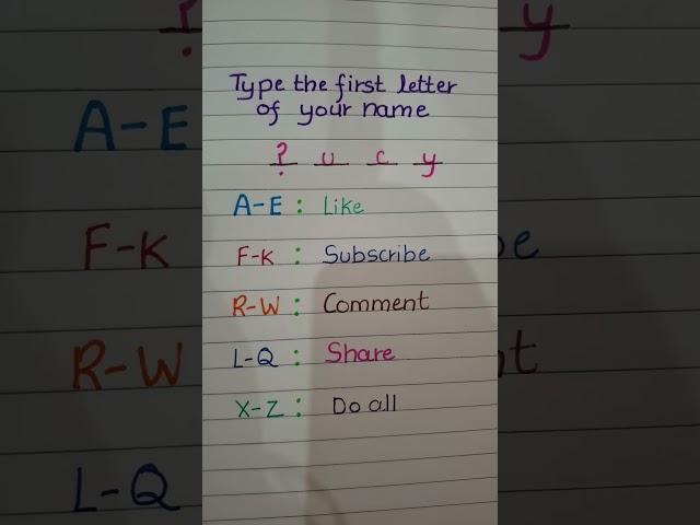 Type the first letter of your name #shorts #viralvideo #handwriting #art #edit #cringe #unique #reel