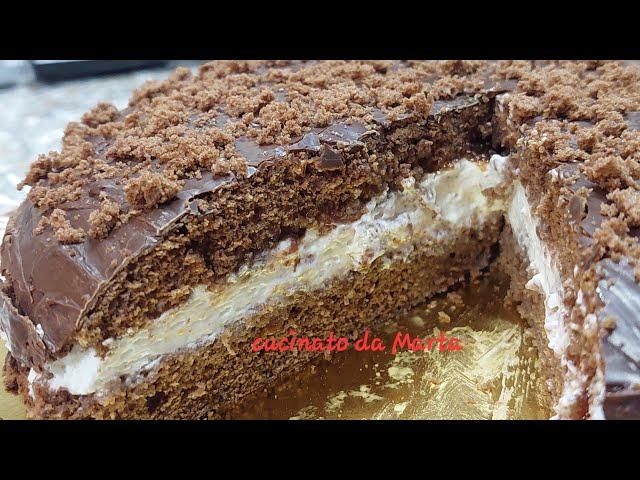 Torta cioccolato e panna