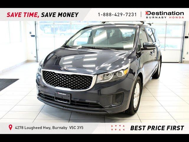2016 Kia Sedona LX - BLUETOOTH - BACKUP CAM - 8 PASSENGER - B11233