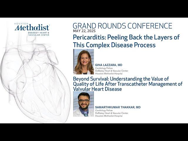 Pericarditis (Dr. Gina Lazzara) and Stable Ischemic Heart Disease (Dr. Samarthkumar Thakkar)