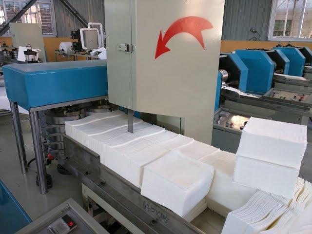 Good Embossing 30x30cm Automatic Folding Tissue Paper Napkin Making Machine Price