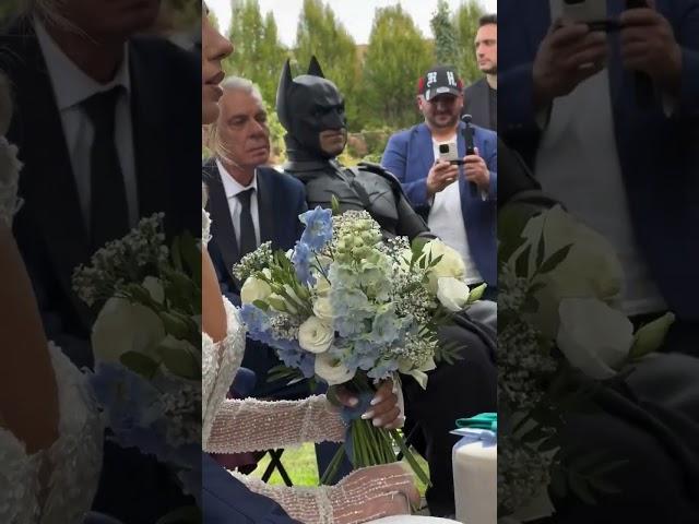 Meanwhile, the person who needed Batman in Gotham Wedding #wedding #weddingfilms