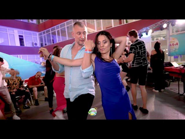 Marius & Dancer Social Dance at Summer Salsa Fest 2024