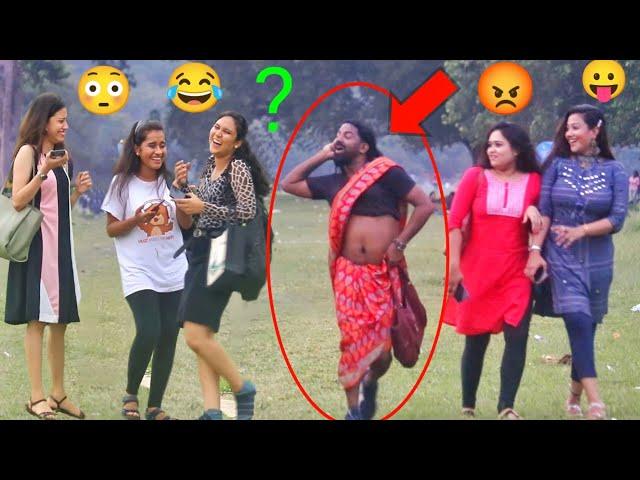 What Happened After Walking Like Girls  ।। Walking ladies style prank by PrankBuzz