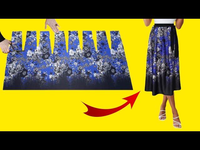 EVERYONE CAN SEW How Can It Be So Easy? /You Will Love This Skirt Sewing