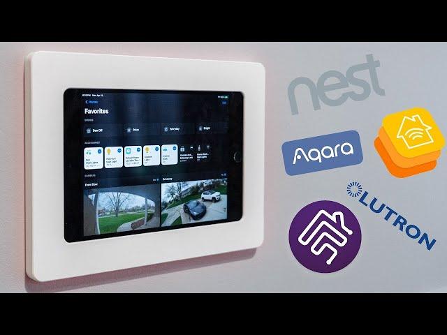 Wall Mounted iPad Smart Home Set up! (iPAD controls the WHOLE house!) - 2023 UPDATE!