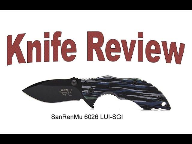 Knife review of the tiny Sanrenmu 6026, would you use it?