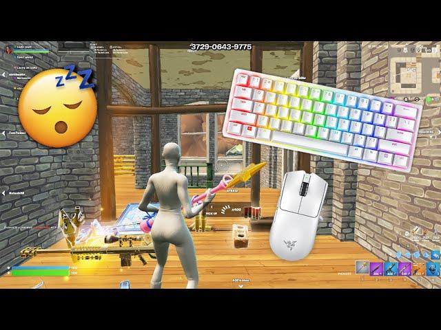 Razer Huntsman Mini (Optical Red)Fortnite Keyboard & Mouse Sounds ASMR 240 FPS 4K Gameplay