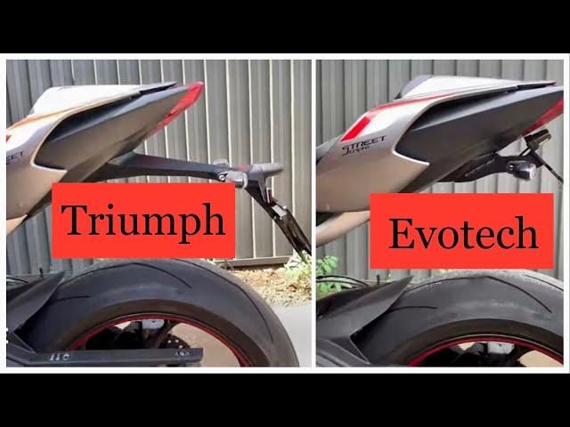 Evotech Tail Tidy for Triumph Street Triple RS 2020-2021