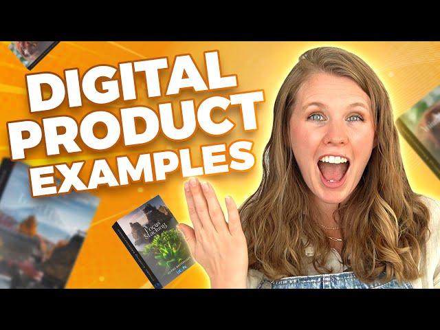 25+ IDEAS for DIGITAL PRODUCTS to sell online | Passive income ideas for 5 different niches!