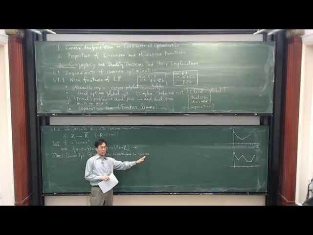 Kazuo Murota: Discrete Convex Analysis (Part 1)