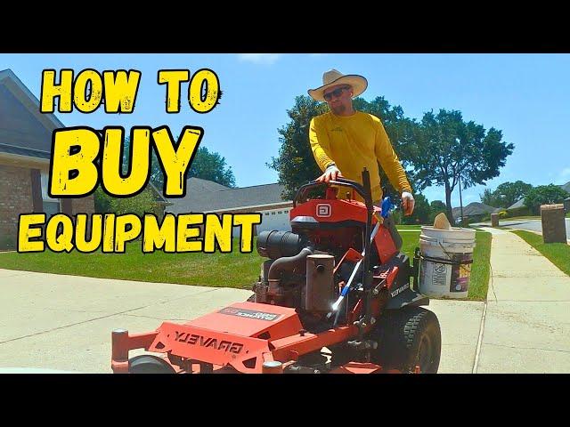 How To BUY For YOUR Lawn Care BUSINESS