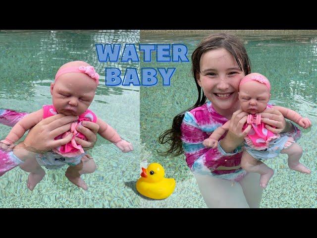 SILICONE BABY MIMI'S FIRST TIME SWIMMING