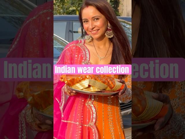 Indian wear ka vlog jo jaye ? #indian #desi #traditional #saree #anarkali #outfitideas #ootd #grwm