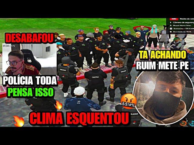 CLIMA ESQUENTOU ! NAN DESABAFOU SOBRE A POLICIA E FULANO RESPONDEU VEJA | GTA RP