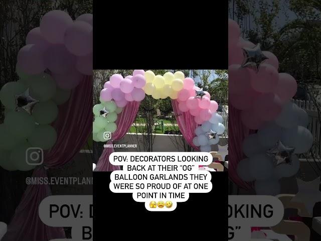 #balloongarland #balloontutorial #eventdesigner  #eventplanner #partybackdrop #eventdecor #balloons