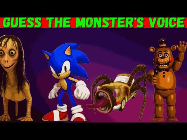 Guess Monster Voice! Momo, Sonic, Car Eater, Freddy Fazbear – Coffin Dance Edition!