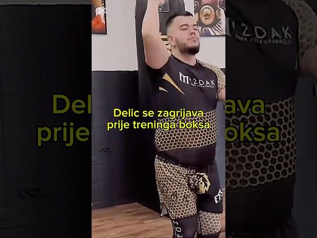 Evo kako se Delic zagrijava #delic #humor #feedshorts #fyp #viralshort