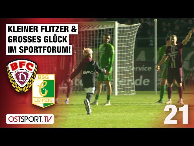 Kleiner Flitzer & großes Glück im Sportforum: BFC Dynamo - Chemie Leipzig | Regionalliga Nordost