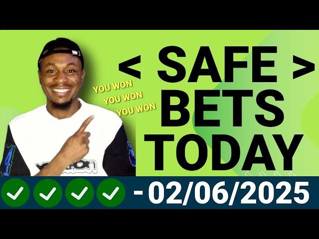 FOOTBALL PREDICTIONS TODAY 02/06/2025 SOCCER PREDICTIONS TODAY | BETTING TIPS #footballpredictions