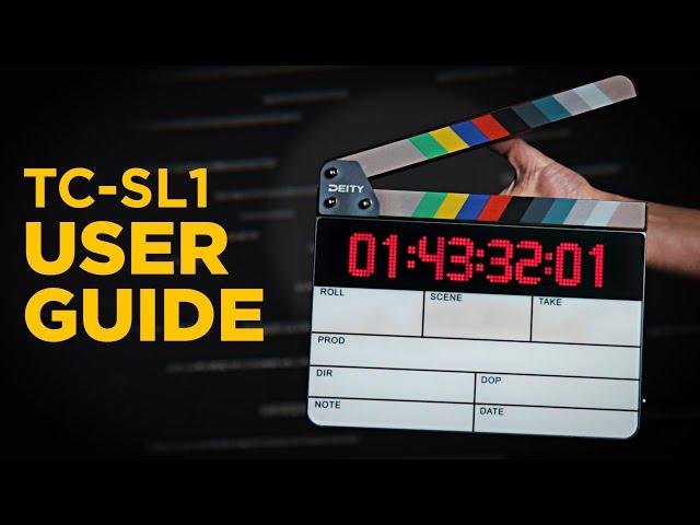 TC-SL1 User Guide | How to Use Your Smart Slate