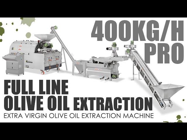 400kg/h Extra virgin olive oil extraction machine full line