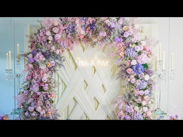 DIY Wedding Decor: How to Make a Stunning Floral Arch with an Easy Draping Backdrop